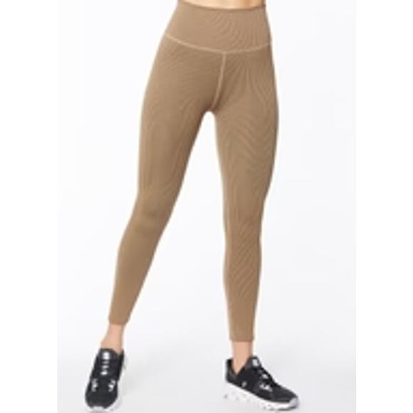 Good American Seamless‎ Chunky Rib Legging in Camel Size XS - Picture 1 of 10